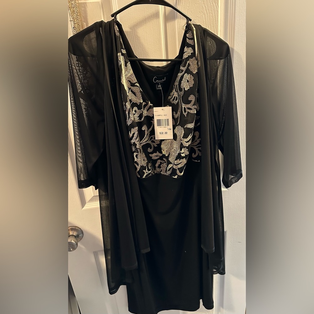 Gold/Black Women’s size 14 Dress